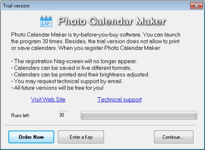 calendar creator free for mac